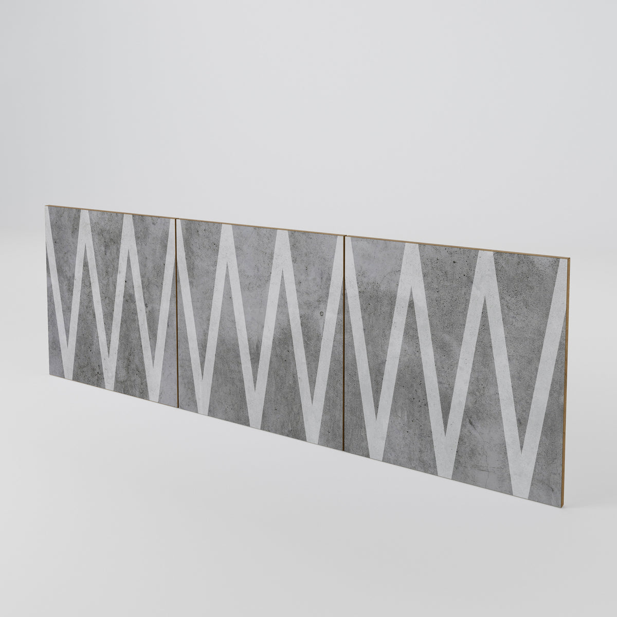 SOLID ZIG ZAG Sada 3 ks dvířek ke komodě