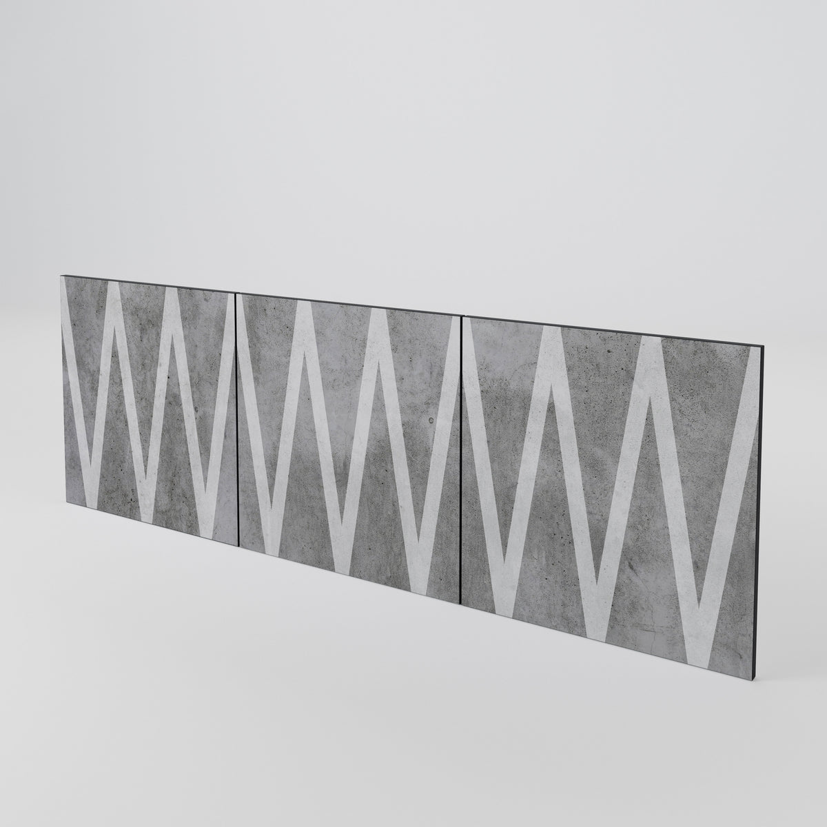 SOLID ZIG ZAG Sada 3 ks dvířek ke komodě