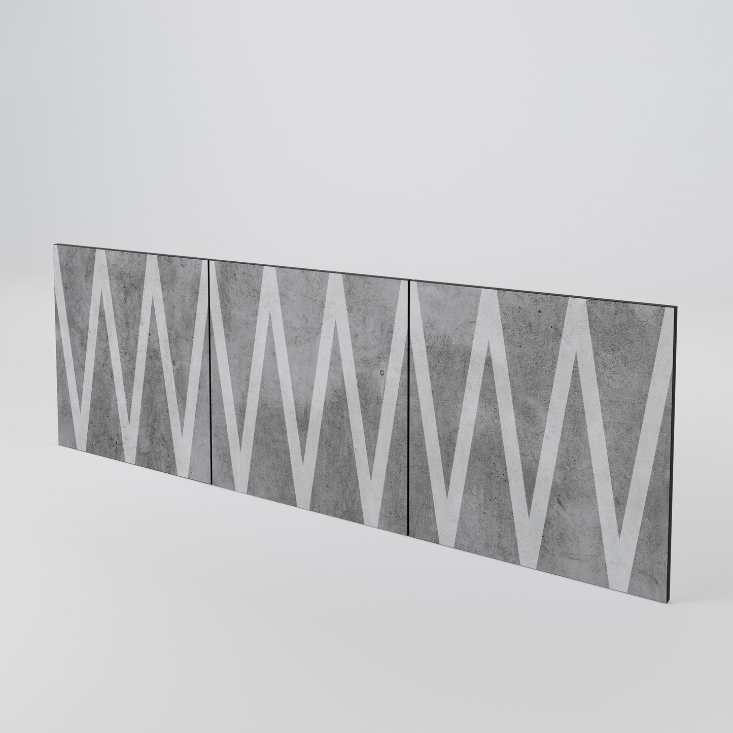 SOLID ZIG ZAG Sada 3 ks dvířek ke komodě