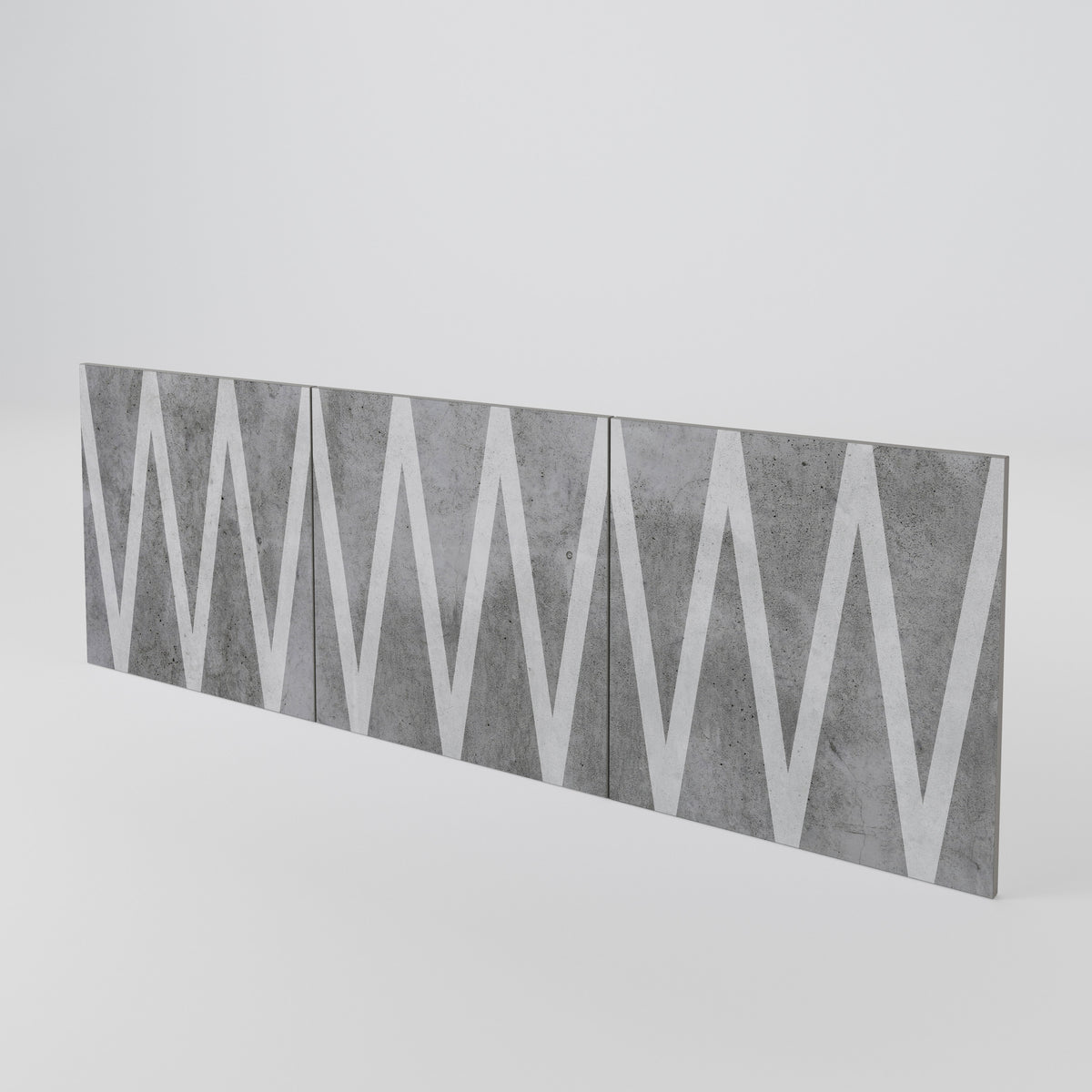 SOLID ZIG ZAG Sada 3 ks dvířek ke komodě