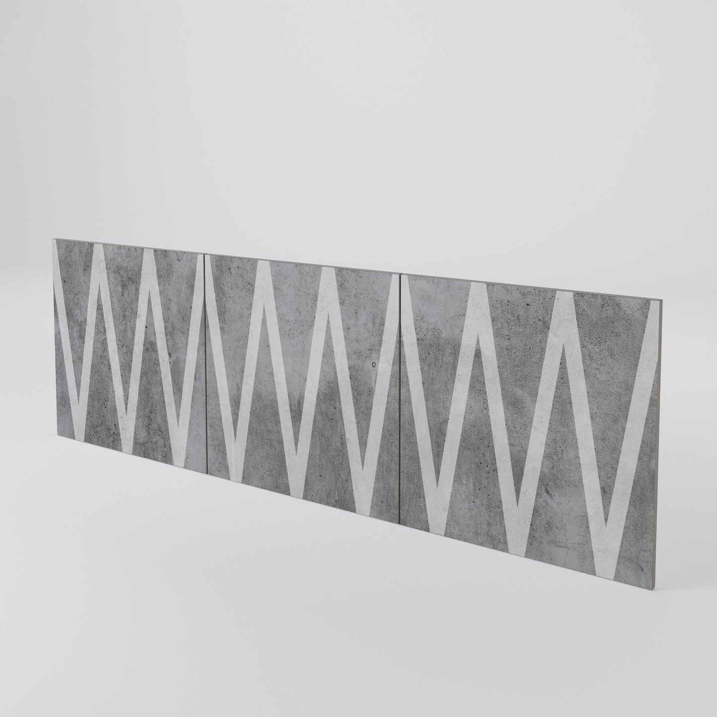 SOLID ZIG ZAG Sada 3 ks dvířek ke komodě