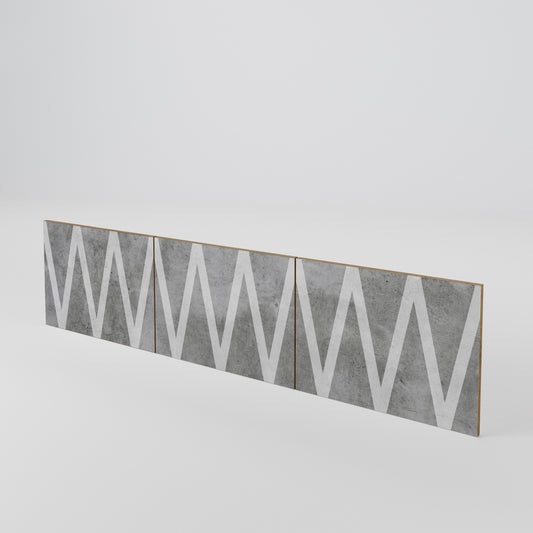 SOLID ZIG ZAG Sada 3 ks dvířek k TV stolku