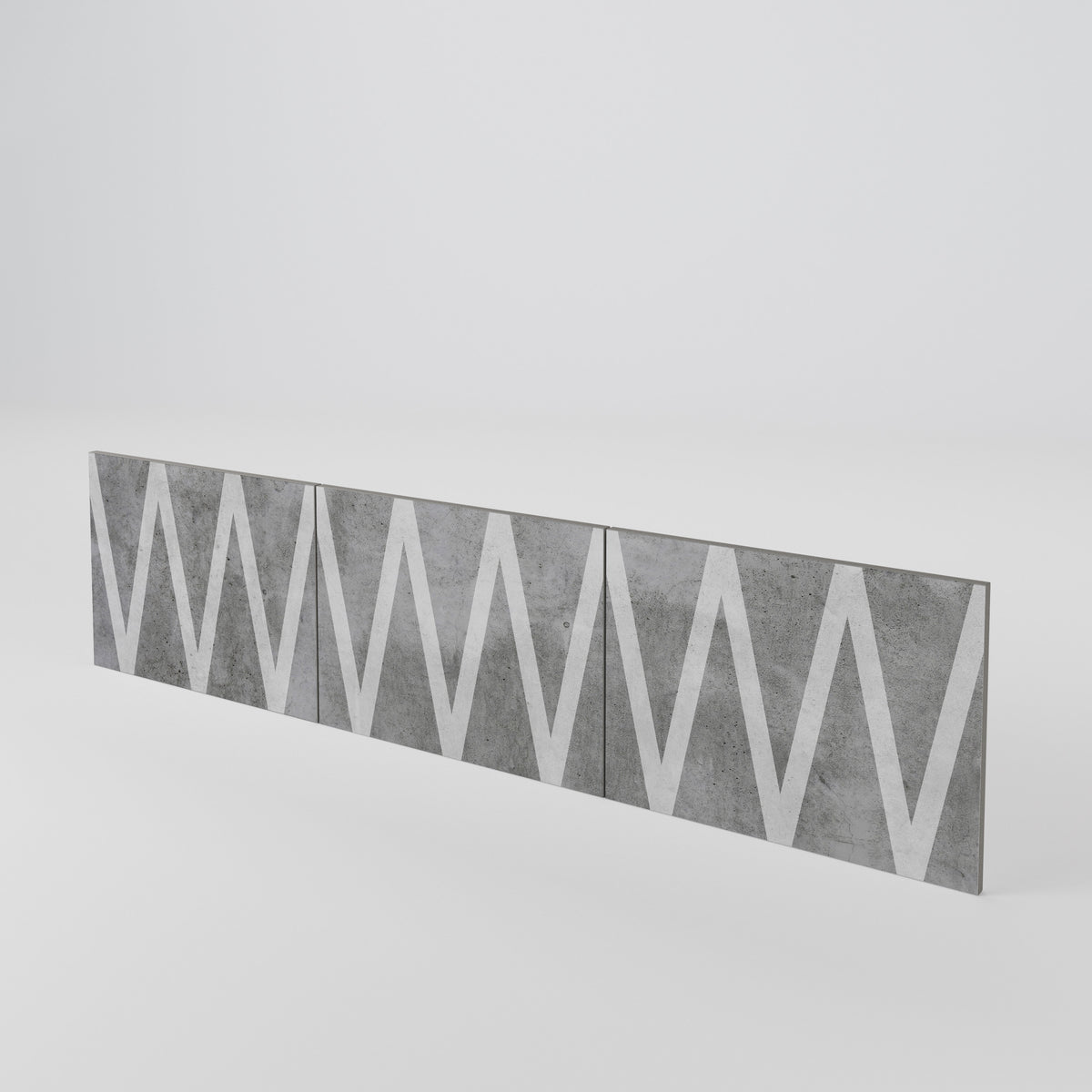 SOLID ZIG ZAG Sada 3 ks dvířek k TV stolku