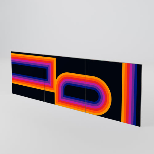 BLINDED BY THE LIGHTS 3-Piece Sideboard Door Set