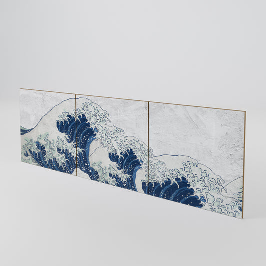 THE GREAT WAVE AT KANAGAWA Sada 3 ks dvířek ke komodě