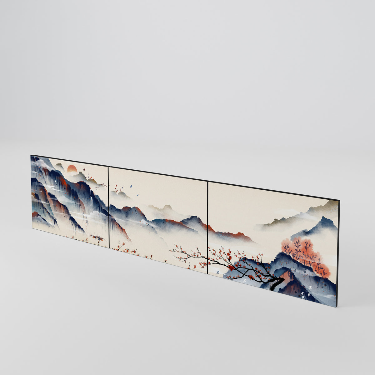 JAPANESE LANDSCAPE Sada 3 ks dvířek k TV stolku