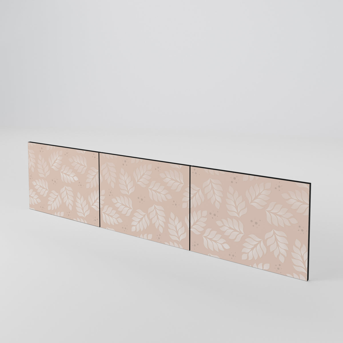 LEAVES ON BEIGE Sada 3 ks dvířek k TV stolku