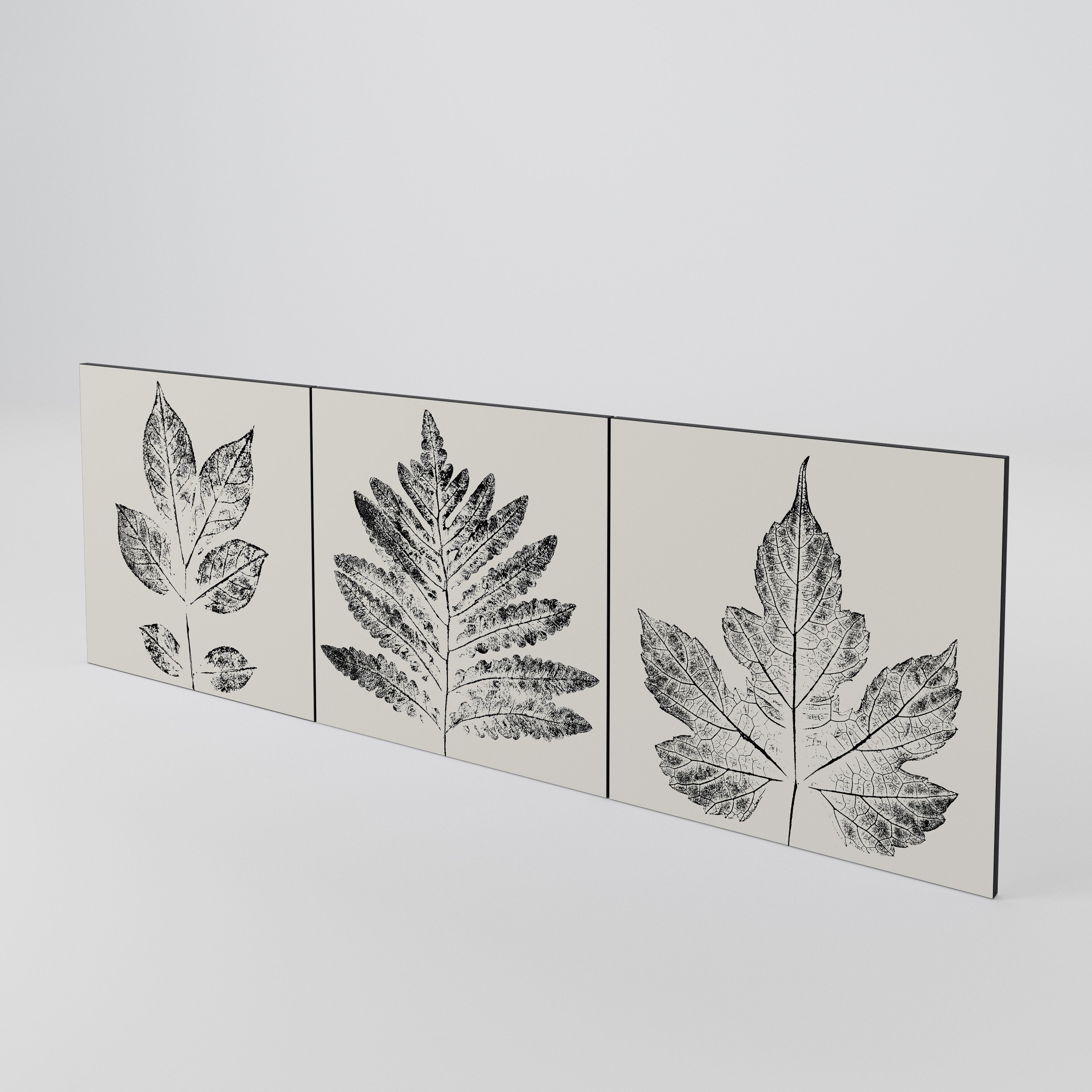 LEAFY STAMPS 3-Piece Sideboard Door Set