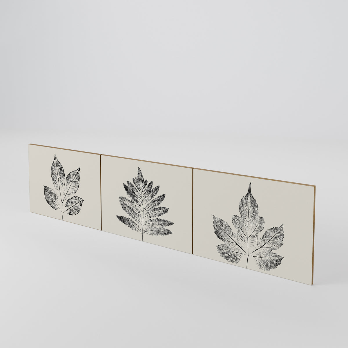 LEAFY STAMPS Sada 3 ks dvířek k TV stolku