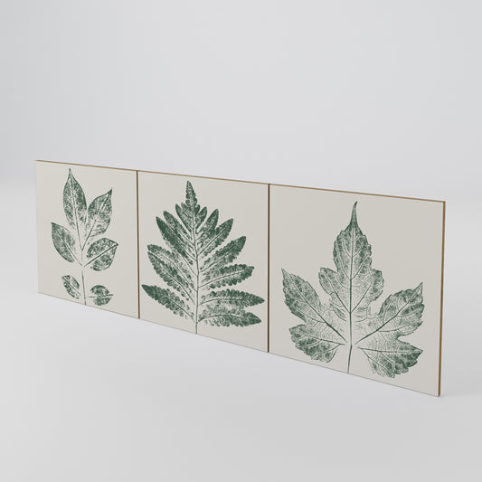 GREEN LEAFY STAMPS Sada 3 ks dvířek ke komodě