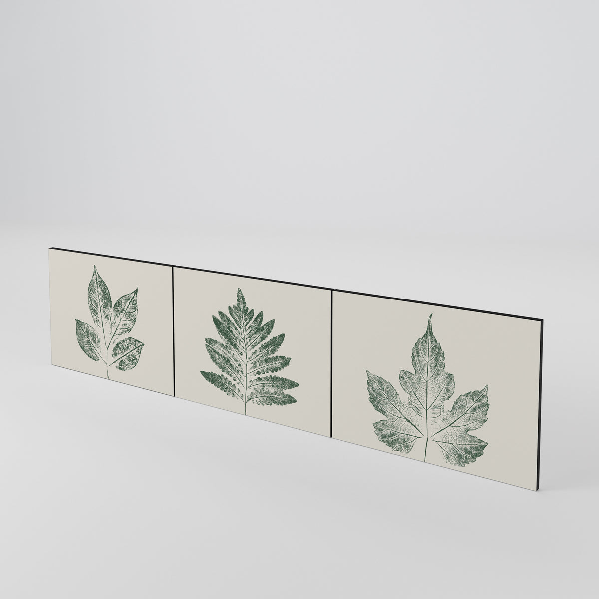GREEN LEAFY STAMPS Sada 3 ks dvířek k TV stolku