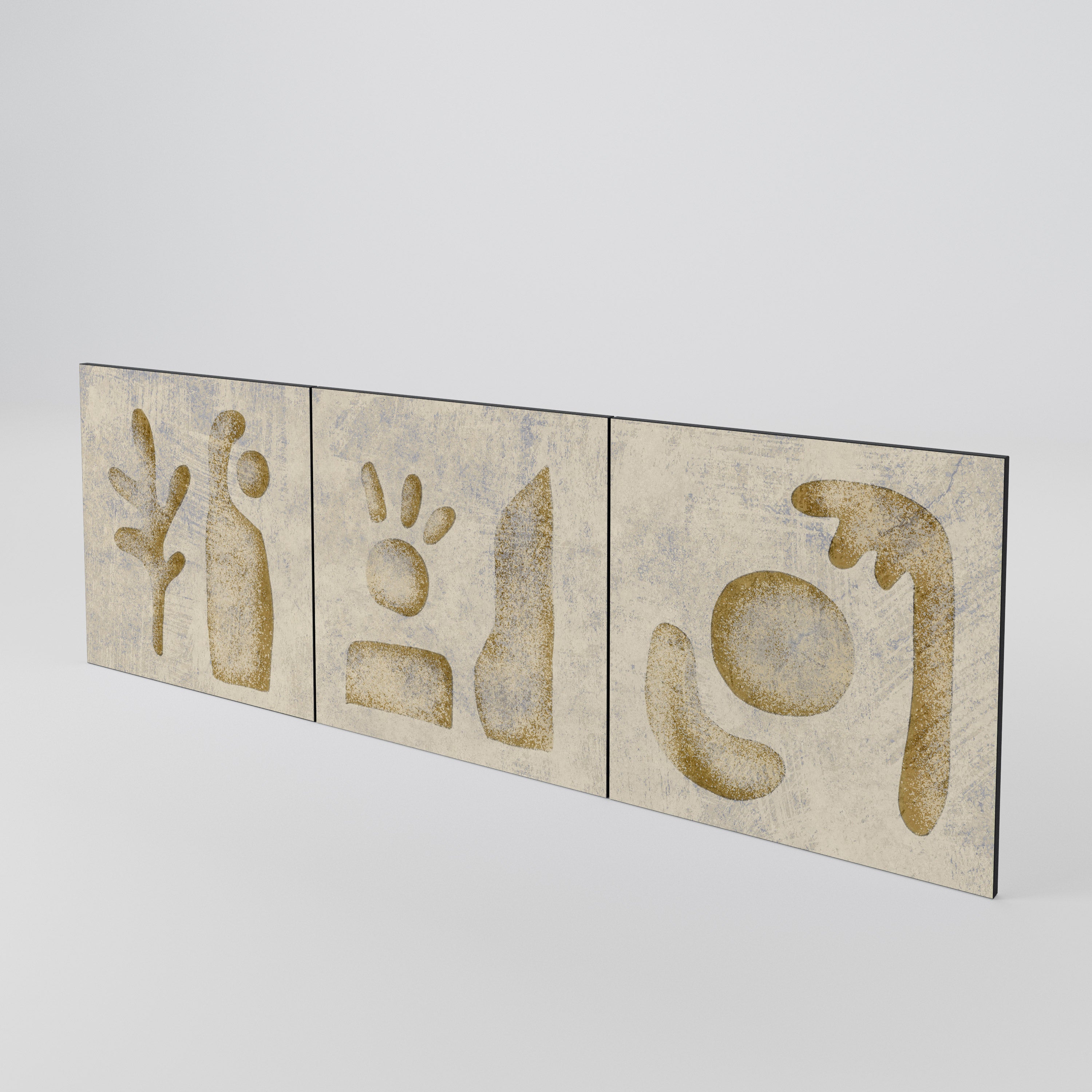 SAND SCULPTURES 3-Piece Sideboard Door Set