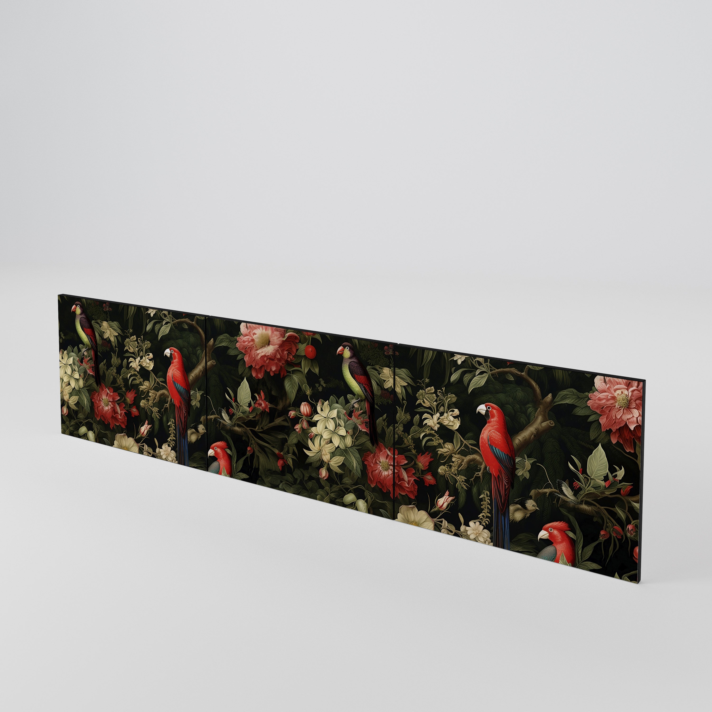 FLORAL FANTASIA 3-Piece TV Cabinet Door Set
