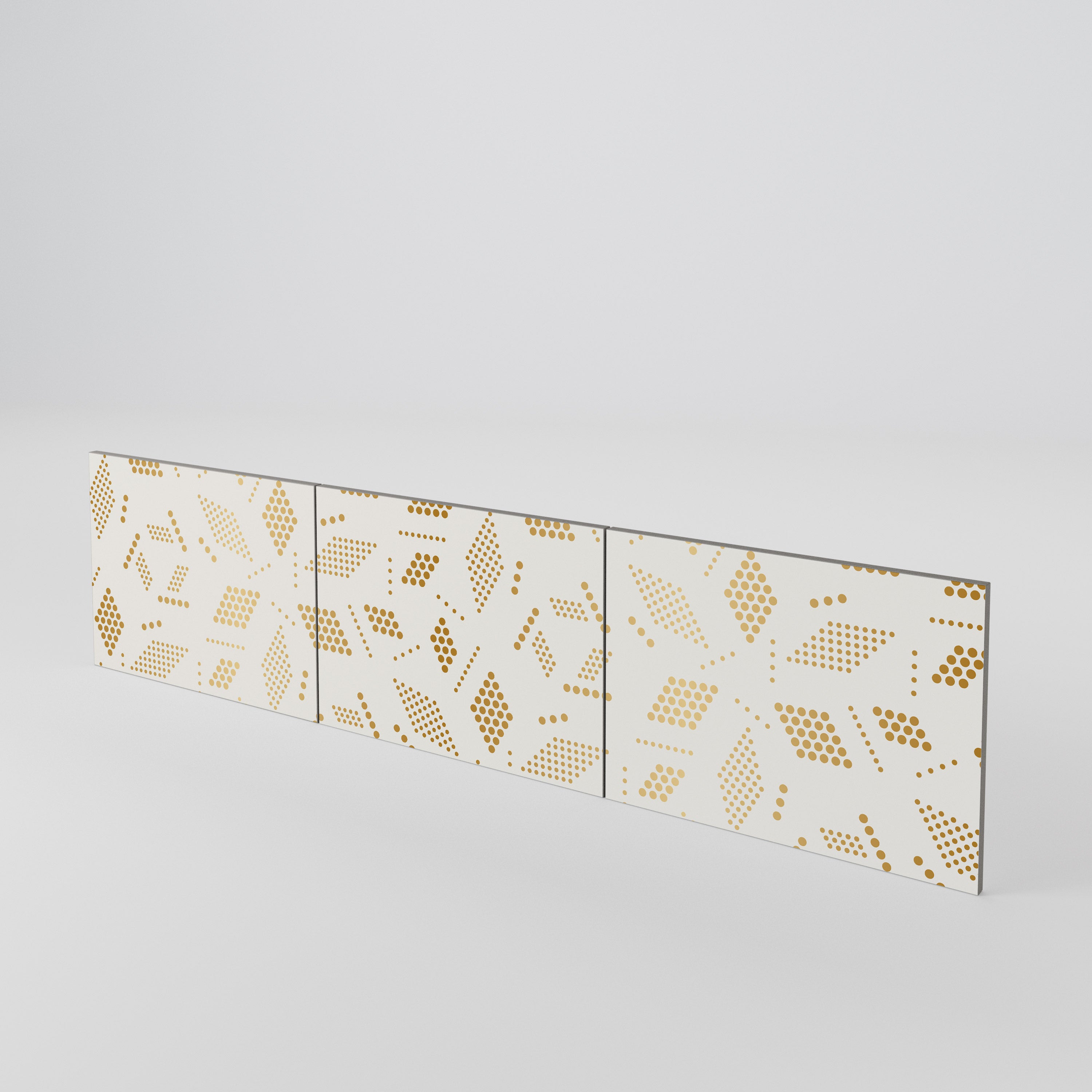 SPOTTED DAZE 3-Piece TV Cabinet Door Set