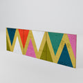 COLORFUL TRIANGLES 3-Piece Sideboard Door Set