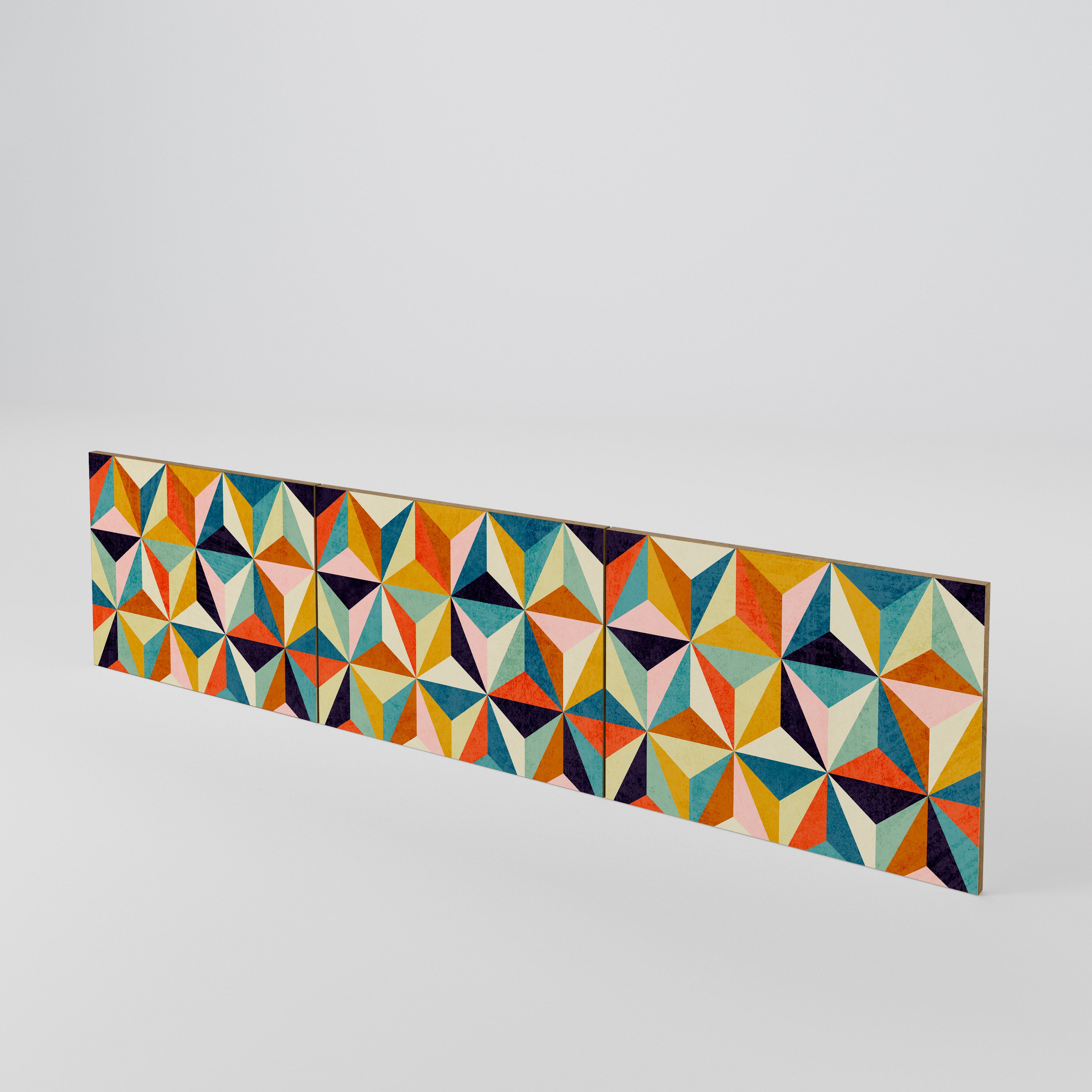 TESSELATE TREASURES 3-Piece TV Cabinet Door Set