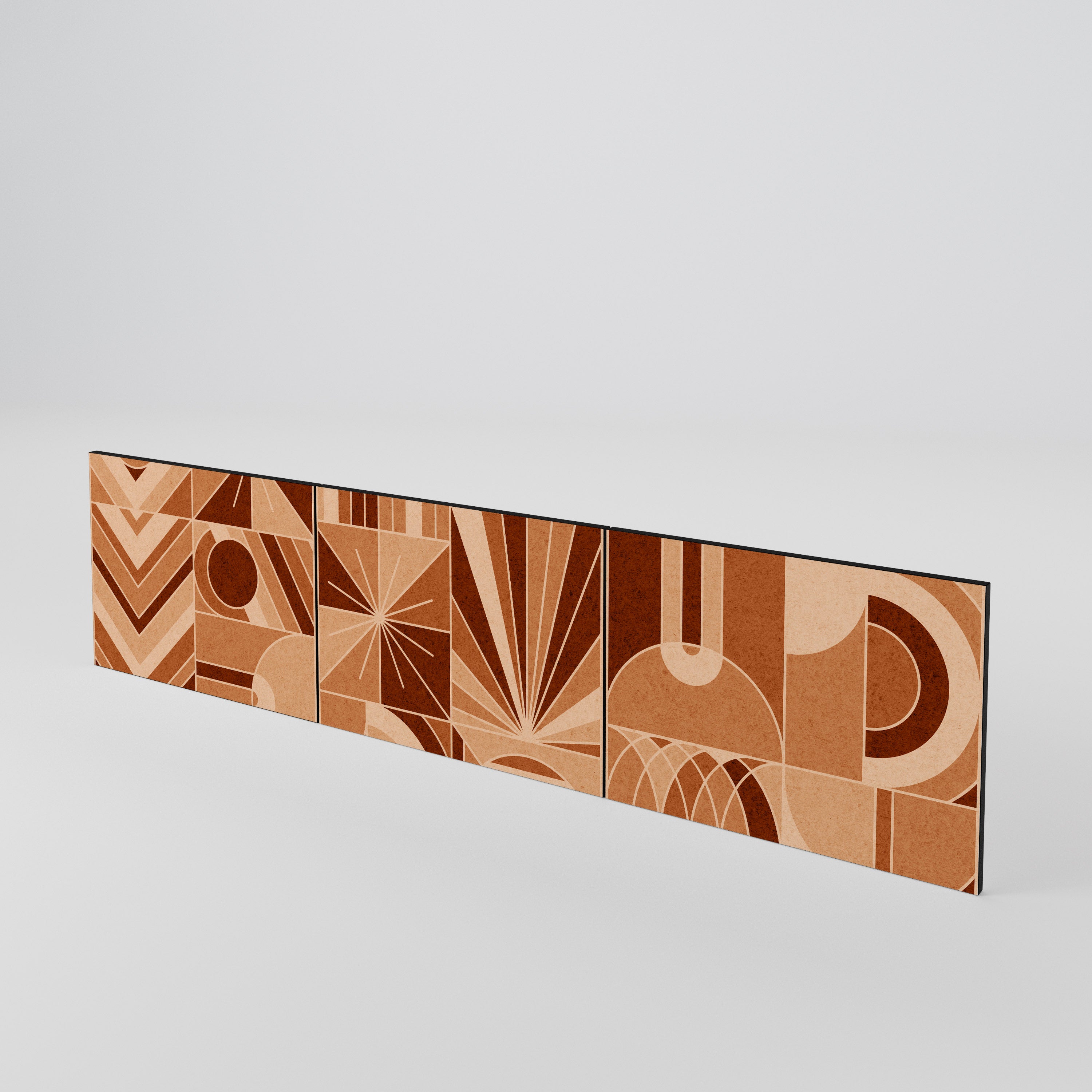 PRISM MOSAIC 3-Piece TV Cabinet Door Set