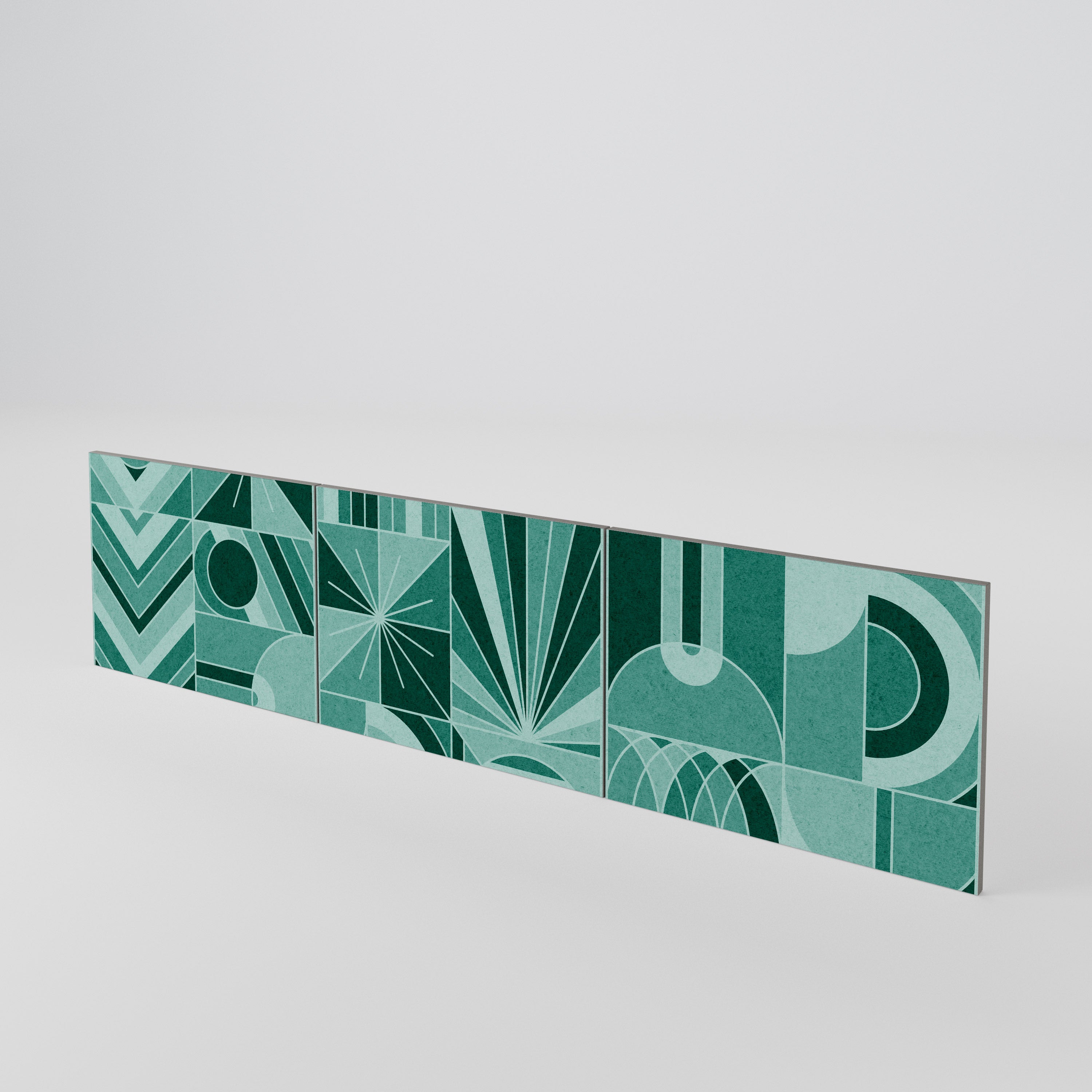 HARMONIC GRID 3-Piece TV Cabinet Door Set