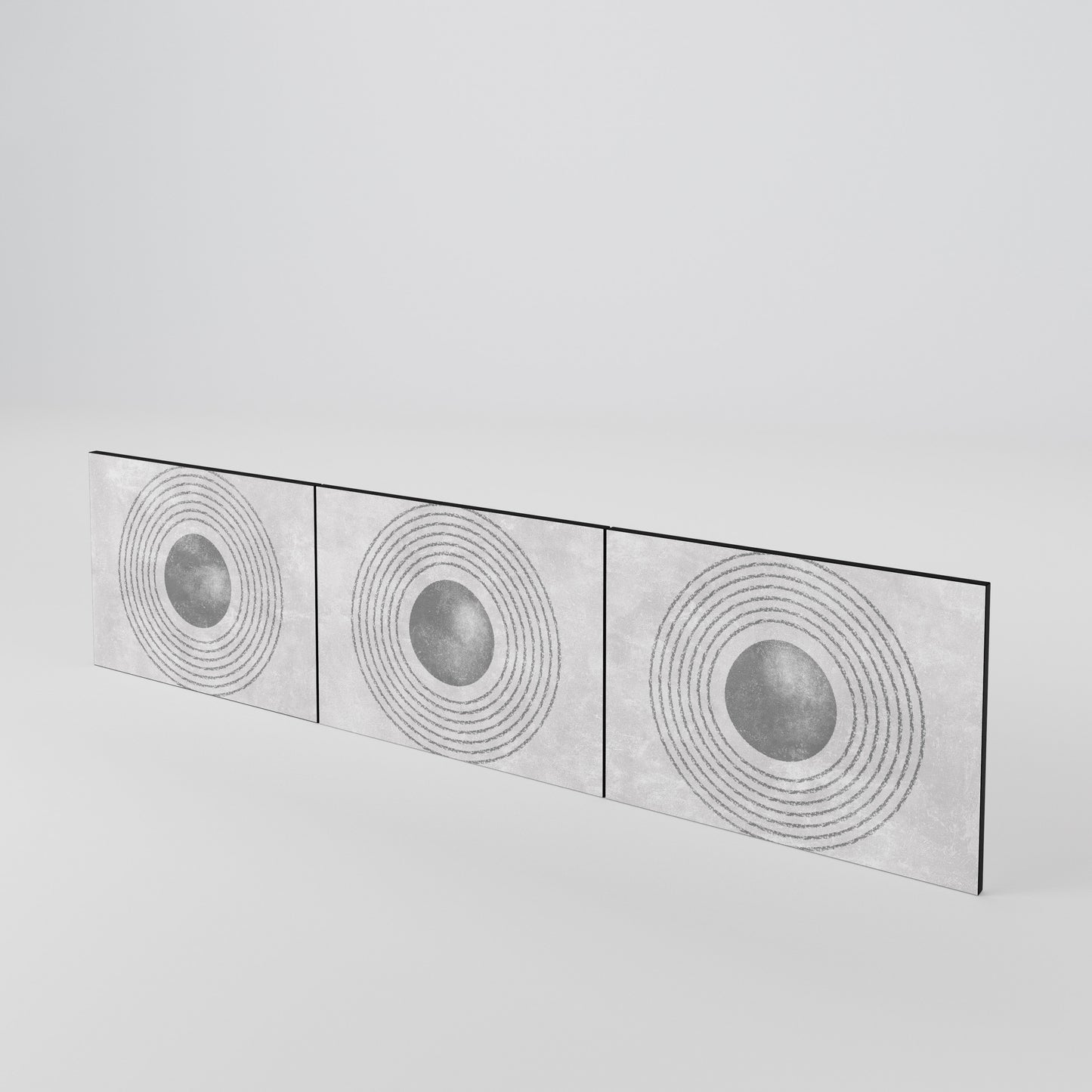 SOLID CIRCLES Sada 3 ks dvířek k TV stolku