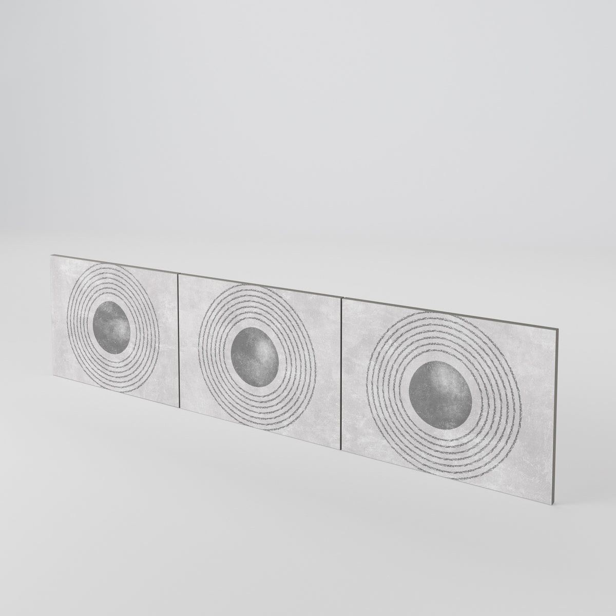SOLID CIRCLES Sada 3 ks dvířek k TV stolku
