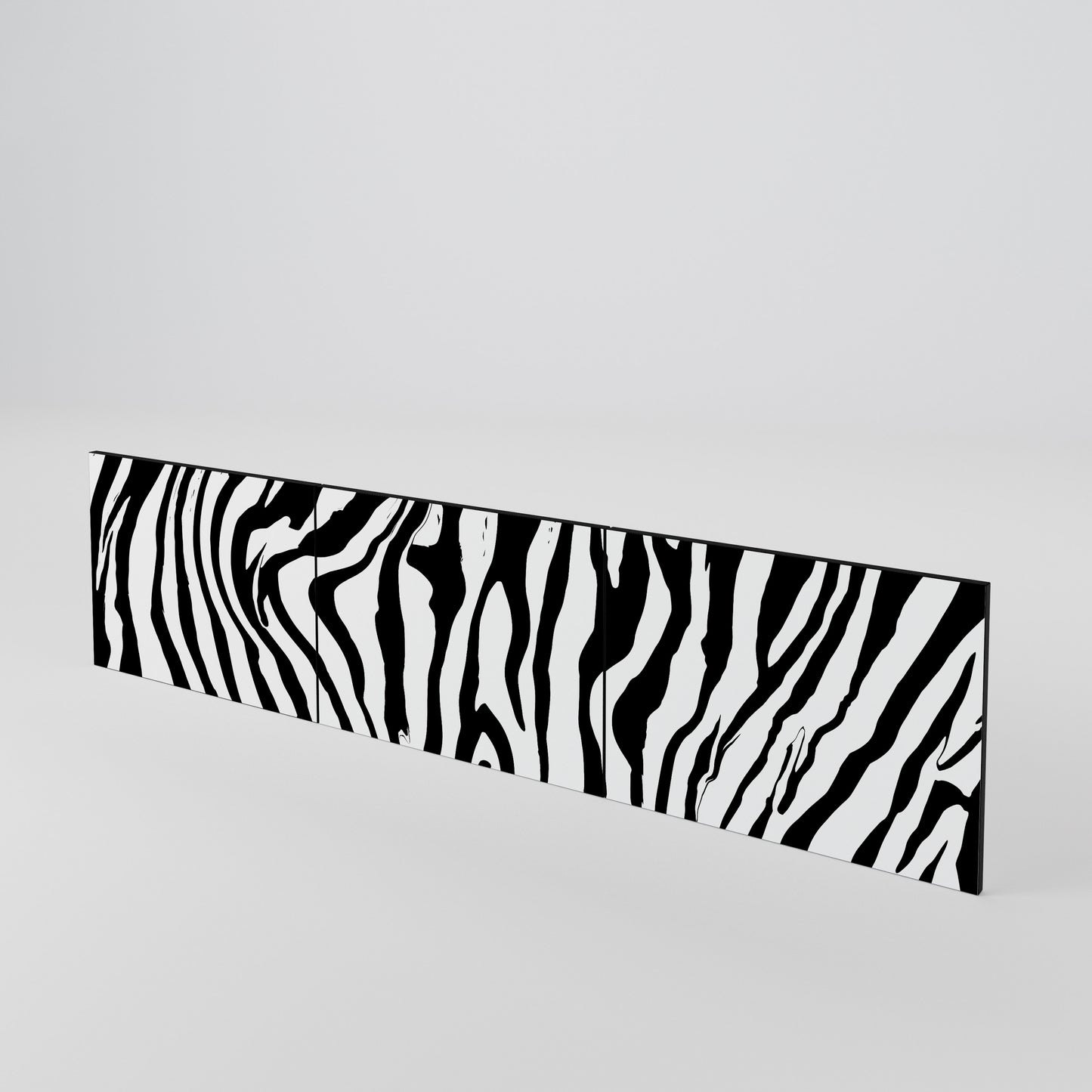 SPLENDID ZEBRA Sada 3 ks dvířek k TV stolku