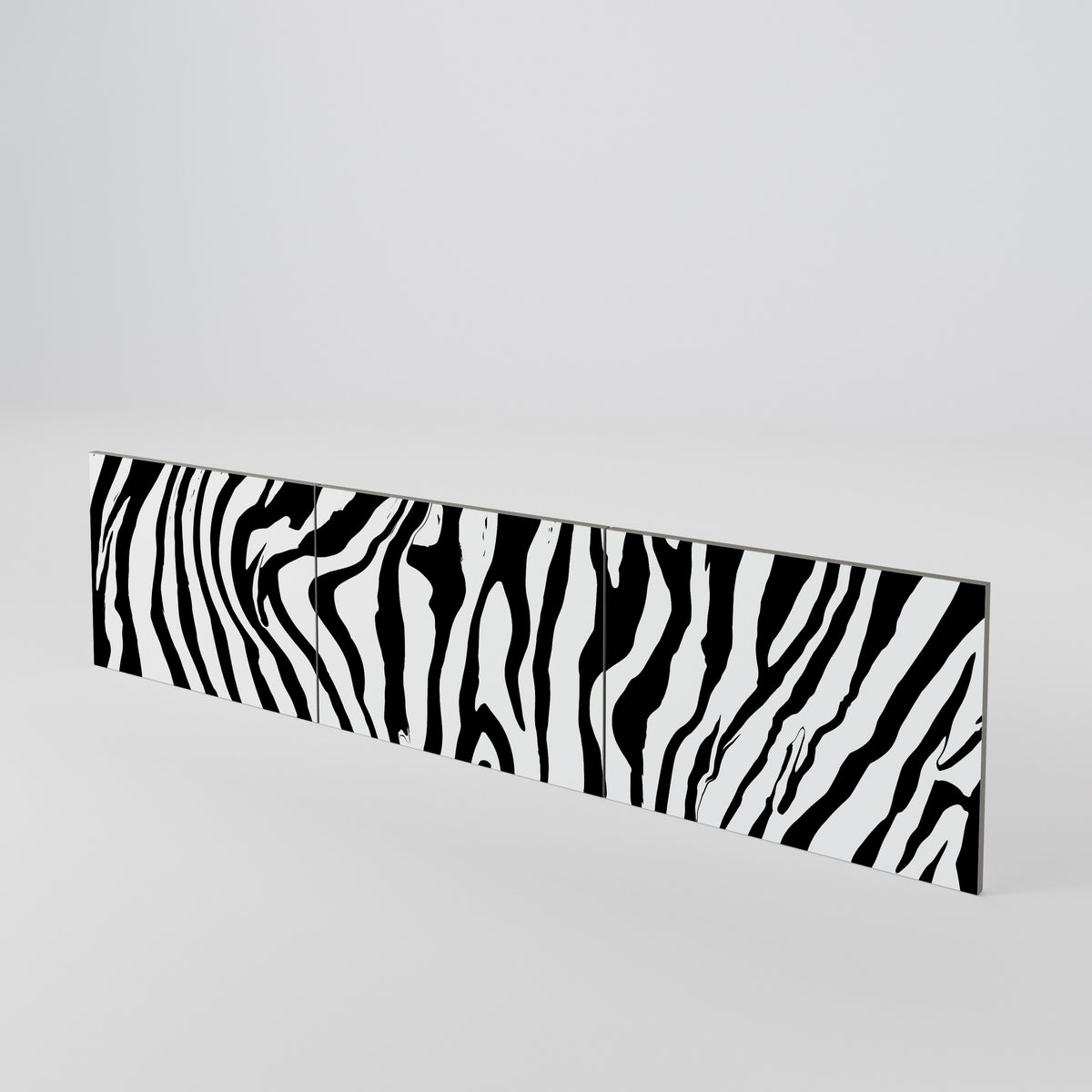 SPLENDID ZEBRA Sada 3 ks dvířek k TV stolku