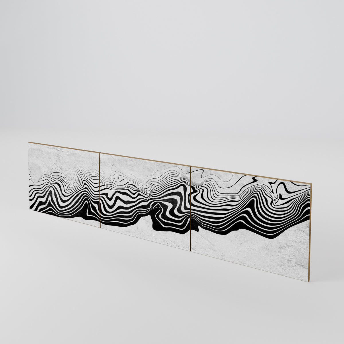 MONOCHROME MIRAGE Sada 3 ks dvířek k TV stolku