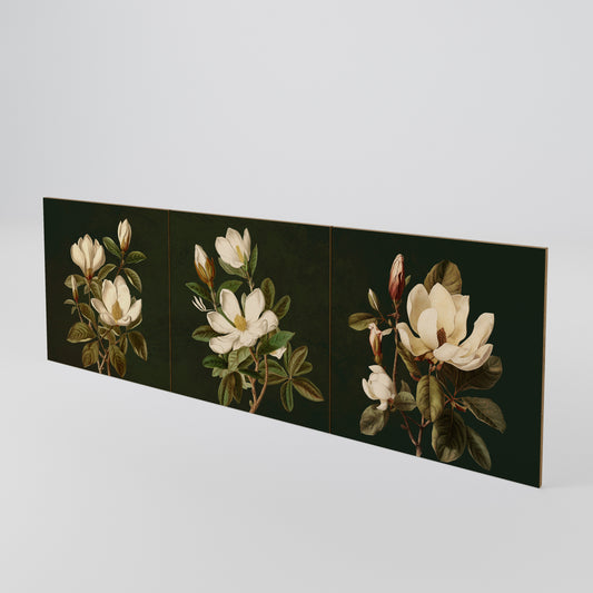 FLORAL NOIR Sada 3 ks dvířek ke komodě