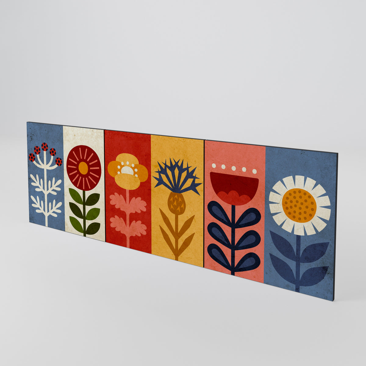 SCANDIC FLOWERET Sada 3 ks dvířek ke komodě