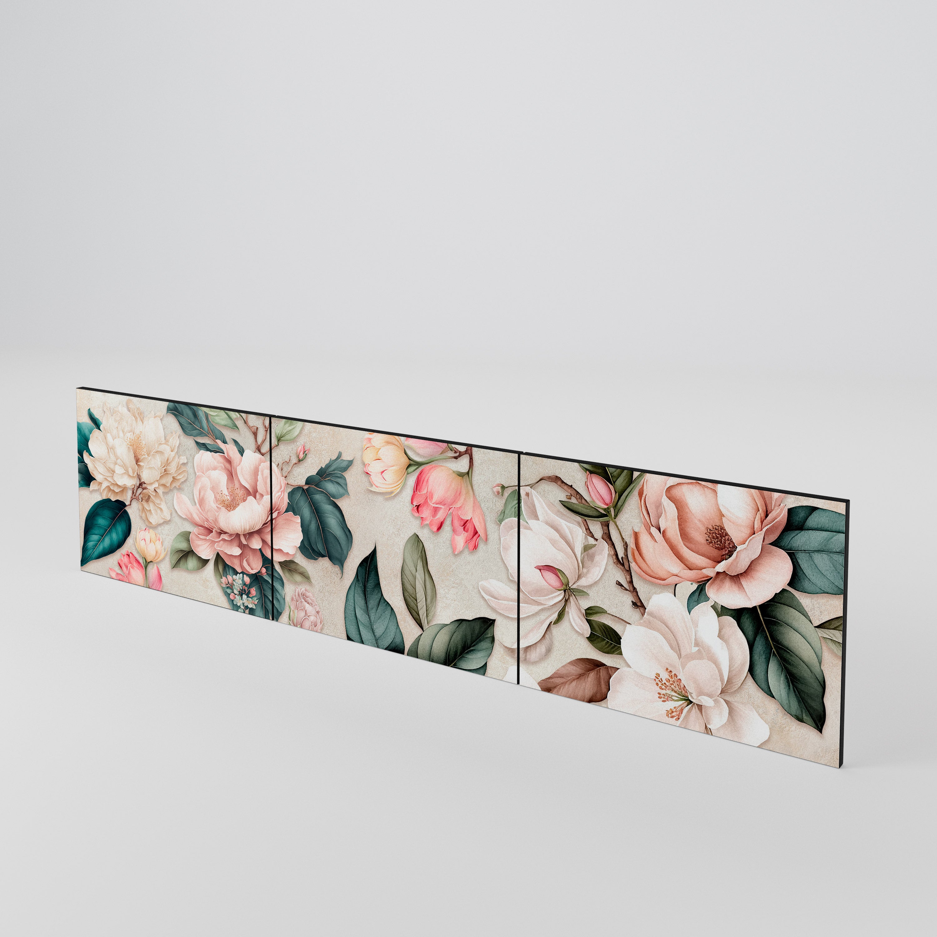 FLORAL GRACE Sada 3 ks dvířek k TV stolku