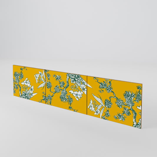 YELLOW CHINOISERIE Sada 3 ks dvířek k TV stolku
