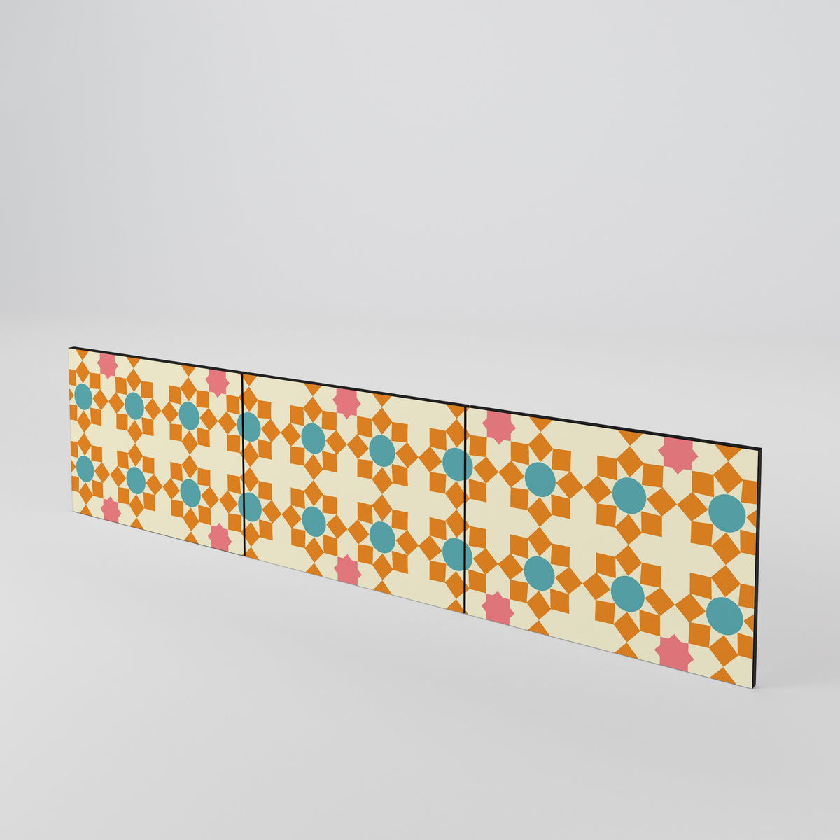 FLORAL DECOR Sada 3 ks dvířek k TV stolku