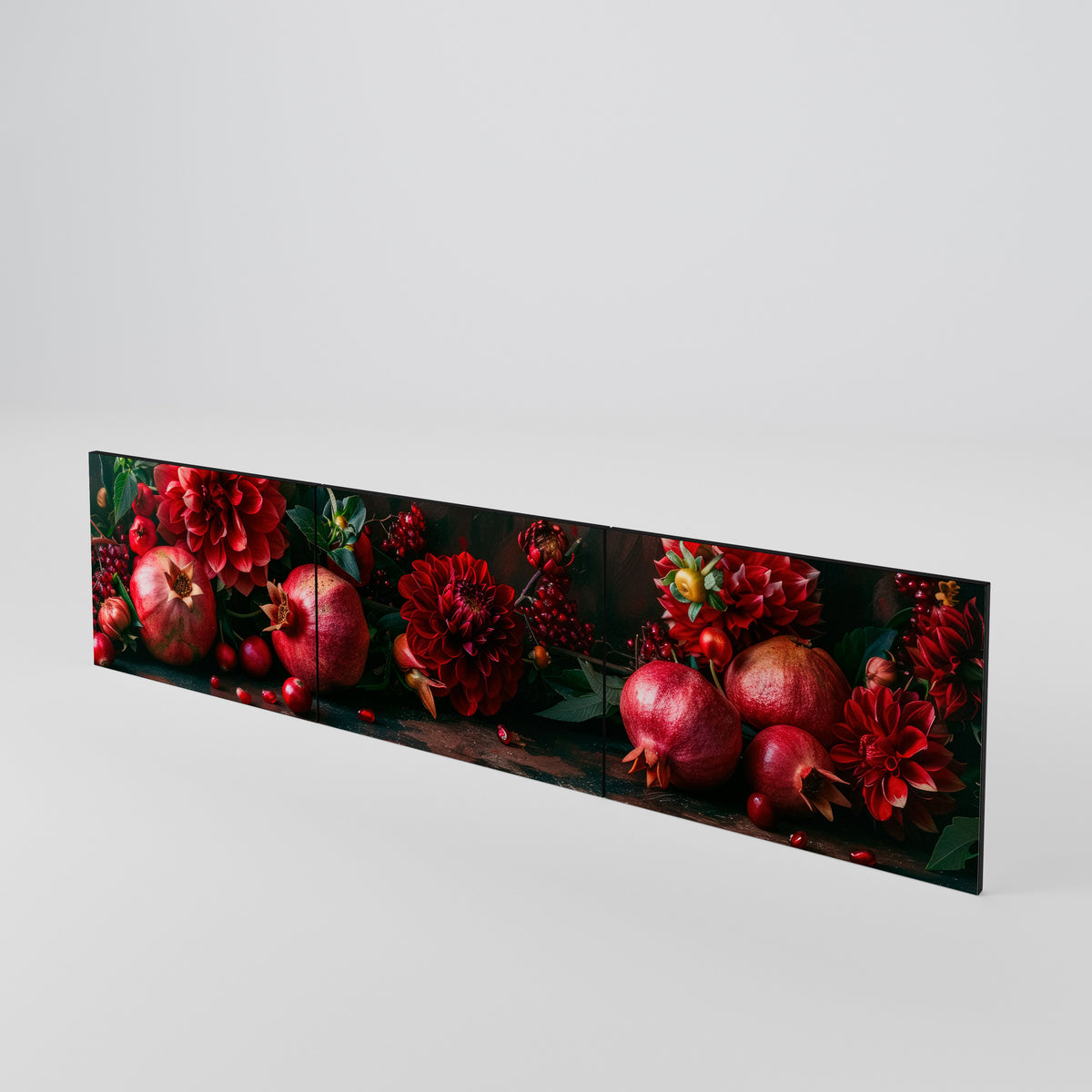 DAHLIAS AND POMEGRANATES Sada 3 ks dvířek k TV stolku